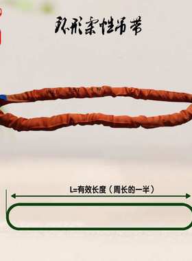30TO型柔性吊带30吨12米15米环形吊装带356m5m8m10m圆形纤维软带
