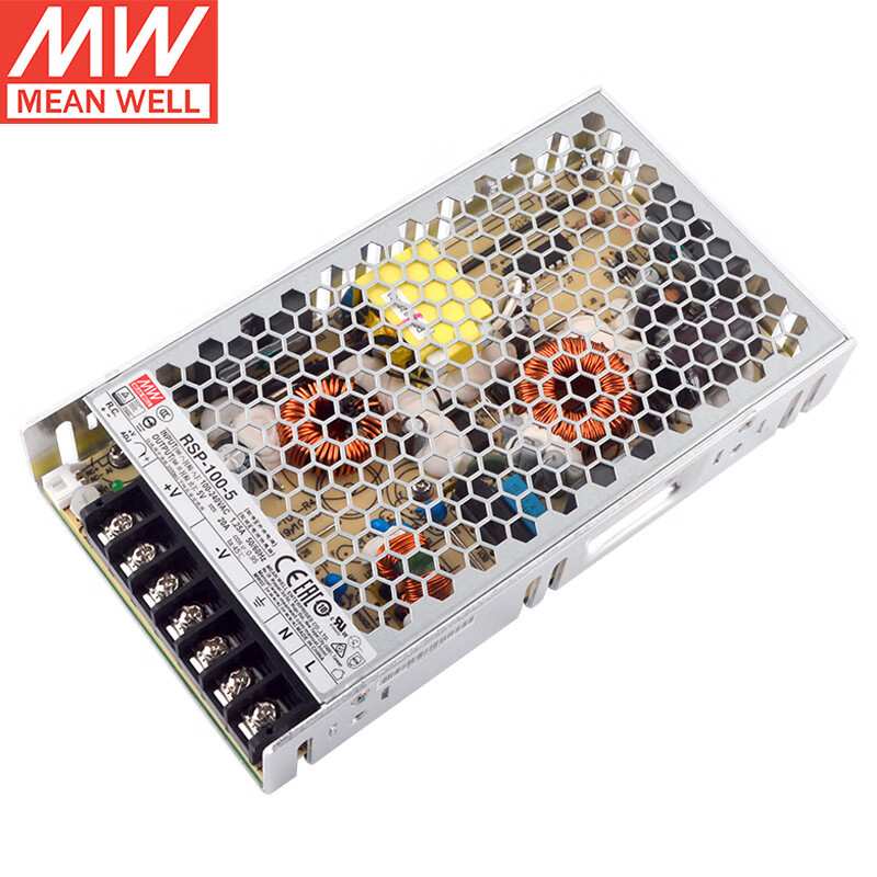 明纬（MEANWELL）RSP-100-5明纬PFC电源带3C认证100W5V20A恒流限