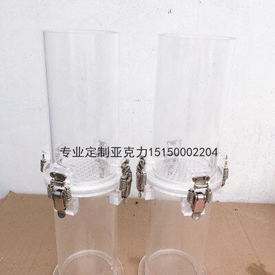 透明有机玻璃防水测试装置 尿不湿测试仪 亚克力布料检测器加工