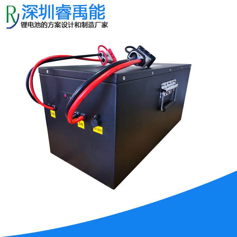 AGV机器人锂电池48v150ah磷酸铁锂动力电池工厂供应长续航