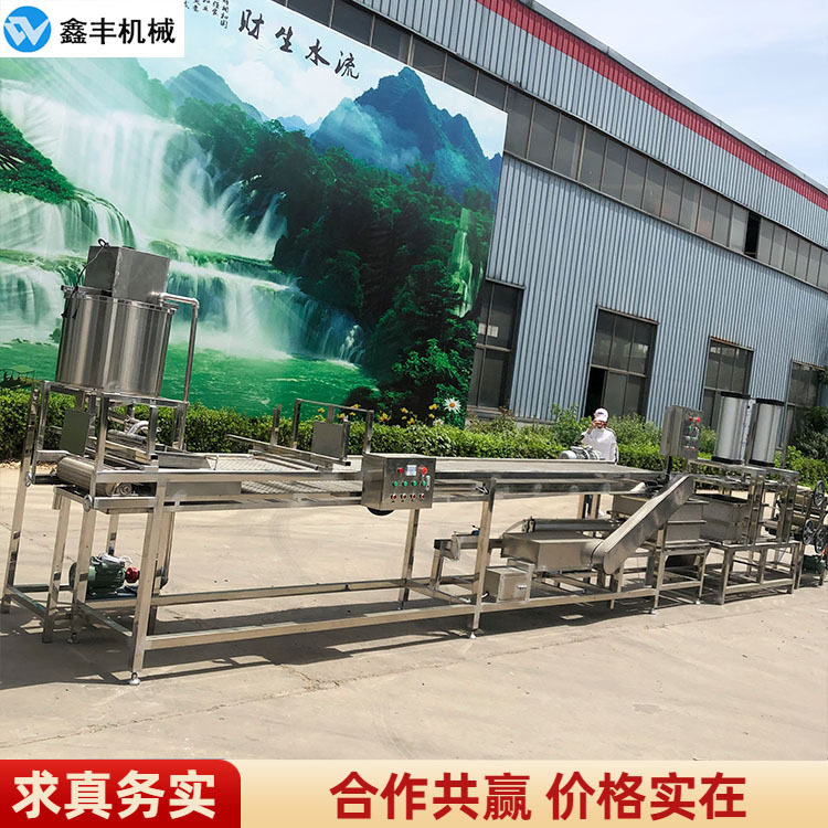 2.7米豆腐皮泼脑主机自动升降循环压制鑫丰豆腐皮机视频