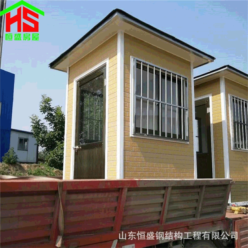 厂家简易房钢结构岗亭治安岗亭 门卫值班室售票岗亭 收费岗亭