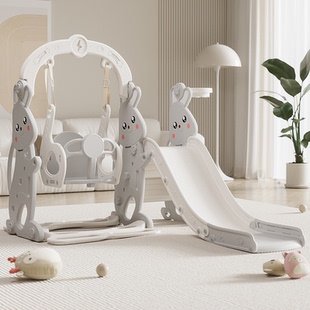 宝宝滑滑梯儿童室内家用小型婴儿秋千组合小孩大型玩具幼儿游乐场