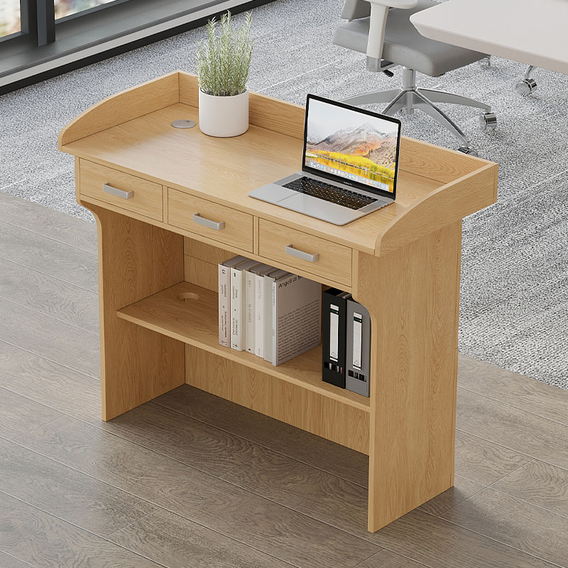 教师讲台桌演讲j台发言台学校培训讲课桌会议主持演讲桌教室讲桌