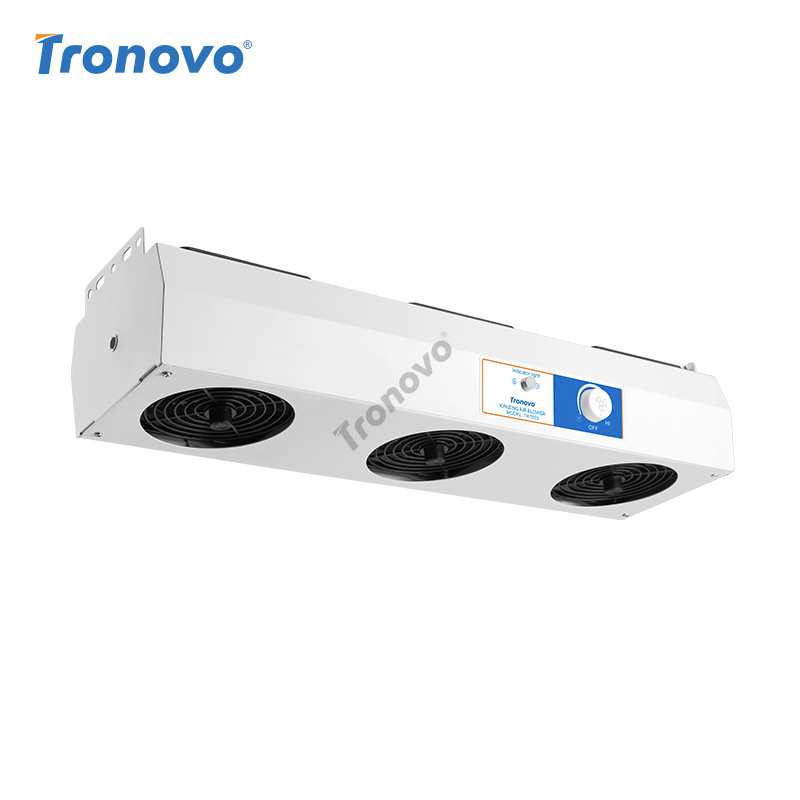 Tronovo埃用TR7003悬挂式三头离子风机工业静电消除器去静电风扇