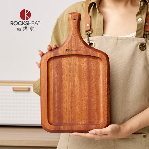 乌檀木实木披萨托k盘牛扒西餐盘牛排餐盘家用商用面包板水果摆拍