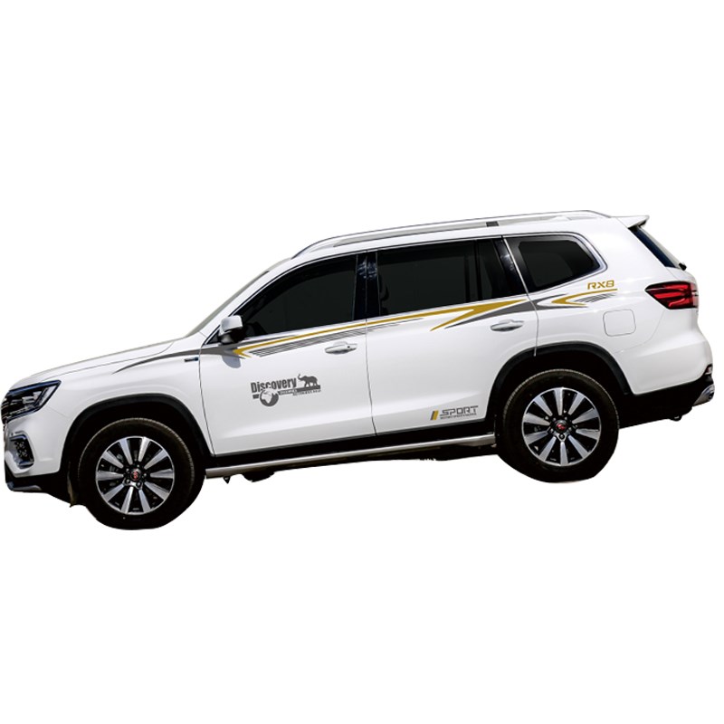 专用于荣威RX8改装个性车身车贴腰线车门贴纸汽车拉花外饰品彩条