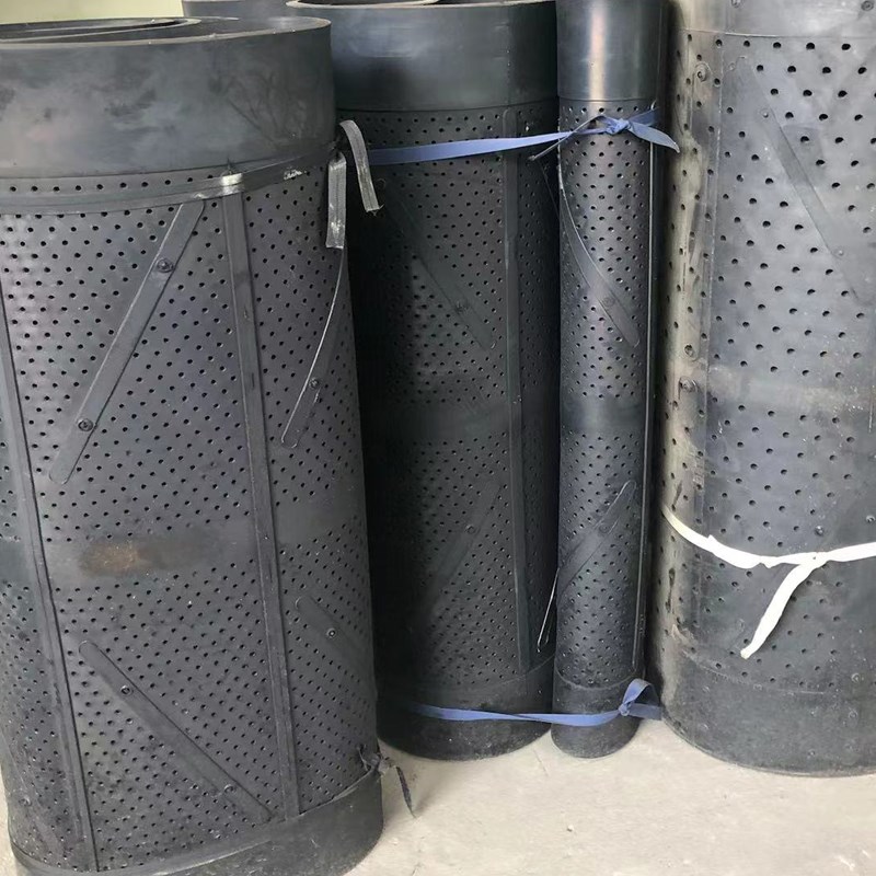 抛丸机履带宏昆崂山耐磨橡胶履带Q324Q326Q328Q3210履带式抛丸机