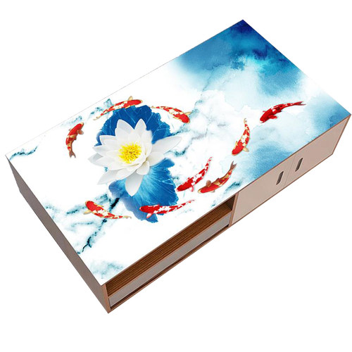 新中式茶几垫塑料桌布软玻璃印花餐桌垫防水防烫厚中国风pvc桌布