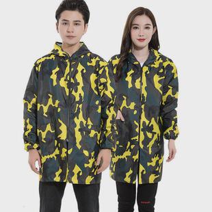 防水成人雨衣时尚款外穿男女罩衣围裙防油春夏厨房工作服干活新款