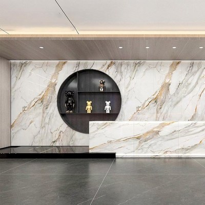 岩板900x2600x9连纹岩厨房定制陶瓷客餐厅板大理石瓷砖背景墙