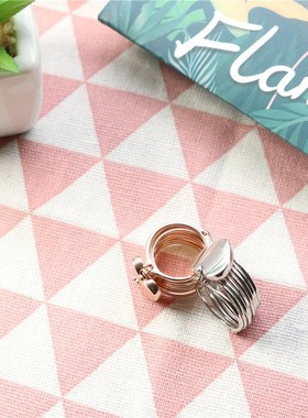 有趣礼物戒指手镯女网红戒指女手镯一体两用款伸缩变形手链ins风