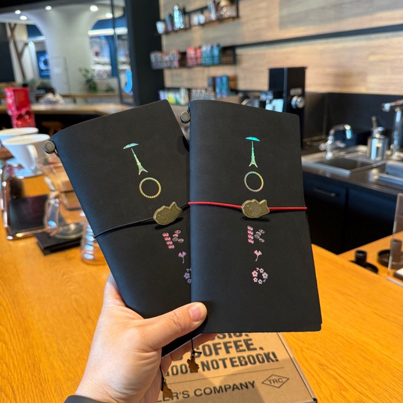 东京旅行笔记本日式活页笔记本可拆卸简易高端高品质记事本