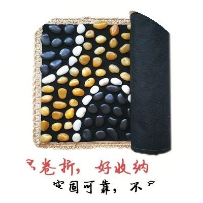 鹅卵石地垫图案穴l位足底按摩家用凉席地垫按摩卫生间踩脚防水脚