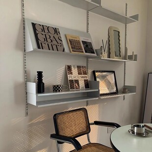 vitsoe轨道书架置物架简约ins风墙面系统组合墙上隔板Z展示收纳架