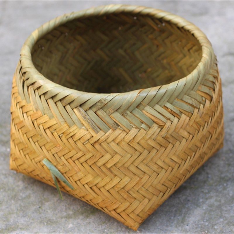 手工竹编筐竹编小箩筐小竹筐竹制收纳筐粮食筐竹编簸箕筐手工艺篮,特色手工艺,竹编/竹雕,淘宝优惠券,粉丝福利购,淘宝优惠卷