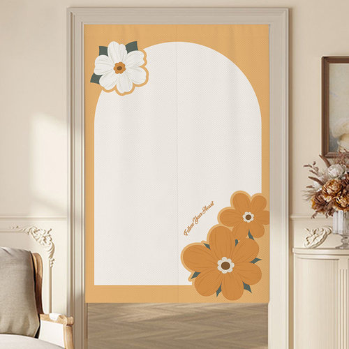 卧室门帘高级感帘子隔断窗半帘布艺半截过道主卧帘子遮挡帘家用