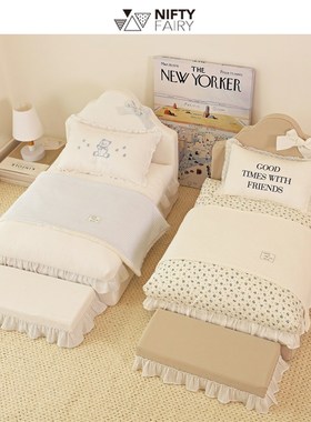 米南NF宠物床可拆洗防水四季狗床网红可爱公主韩国泰迪马尔济斯