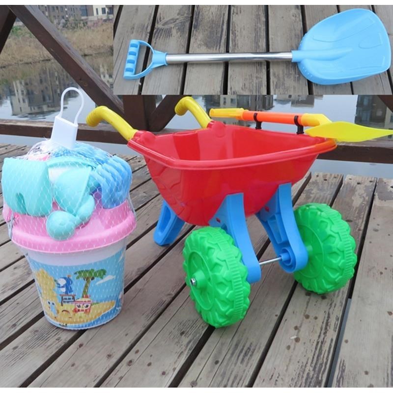 大号单轮独轮双轮儿童玩具小推车男女小孩沙滩推土户外手推玩具车