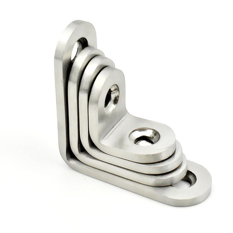 不锈钢角码 加厚角铁 托架 高档角片直角支架 高档90度角马 3厘厚