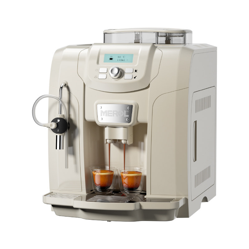 Merol/美宜侬Me-715全自动咖啡机家用研磨一体意式浓缩蒸汽奶泡