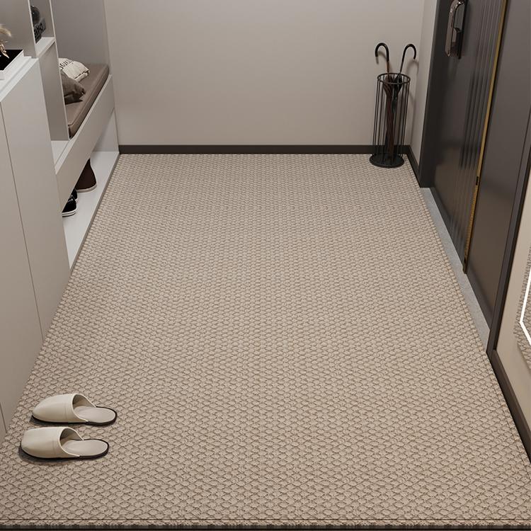 纯色入户门地垫门口地毯门垫家用大门防滑脚垫定制高级奶油风