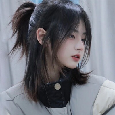 日系少年a感狼尾短发假发男女生酷帅气自然鲻鱼头可扎发型全头套