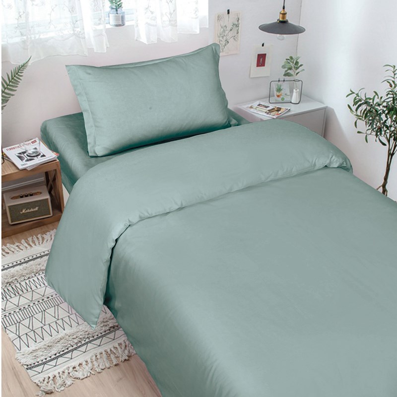 A类简约纯棉被套单件180x200灰色全棉纯色被罩150x200定制220x240