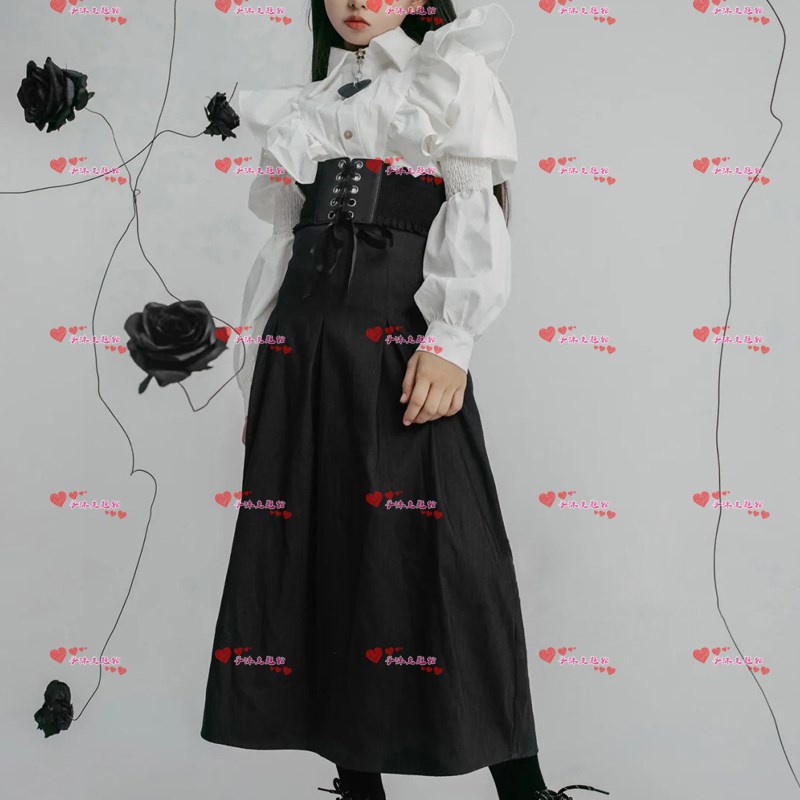 新款儿童清新款个性潮服女孩模卡艺术照走秀比赛表演出主题服饰装