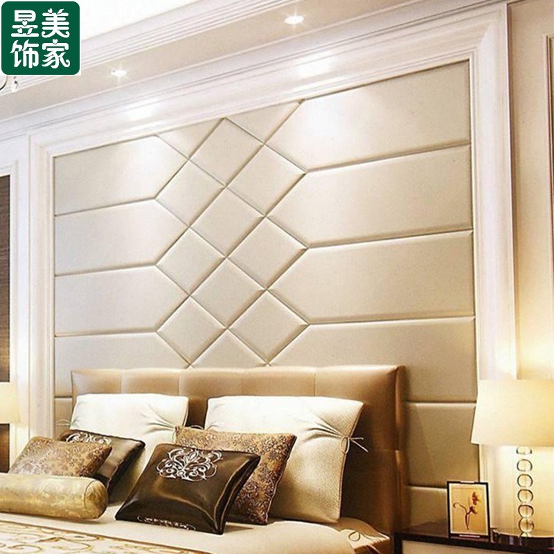 软包背景墙 电视硬包背景墙装饰现代简约 床头背景墙软包欧式奢华