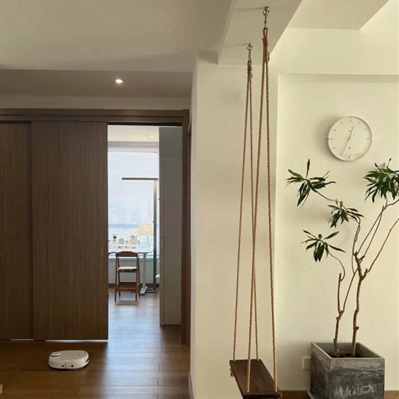 北美黑胡桃木实木秋千板室内家用悬挂秋千原木板材加工定制