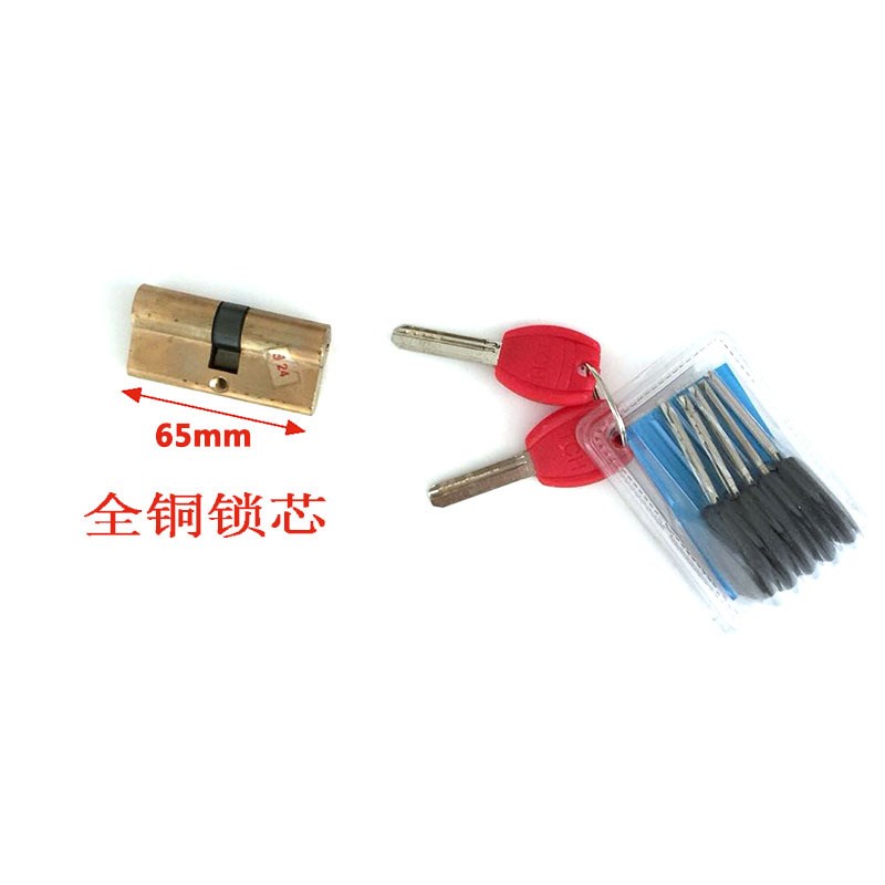 .不锈钢大门锁 拉手锁把手锁大门锁 老式铝合金大门锁老式金门锁