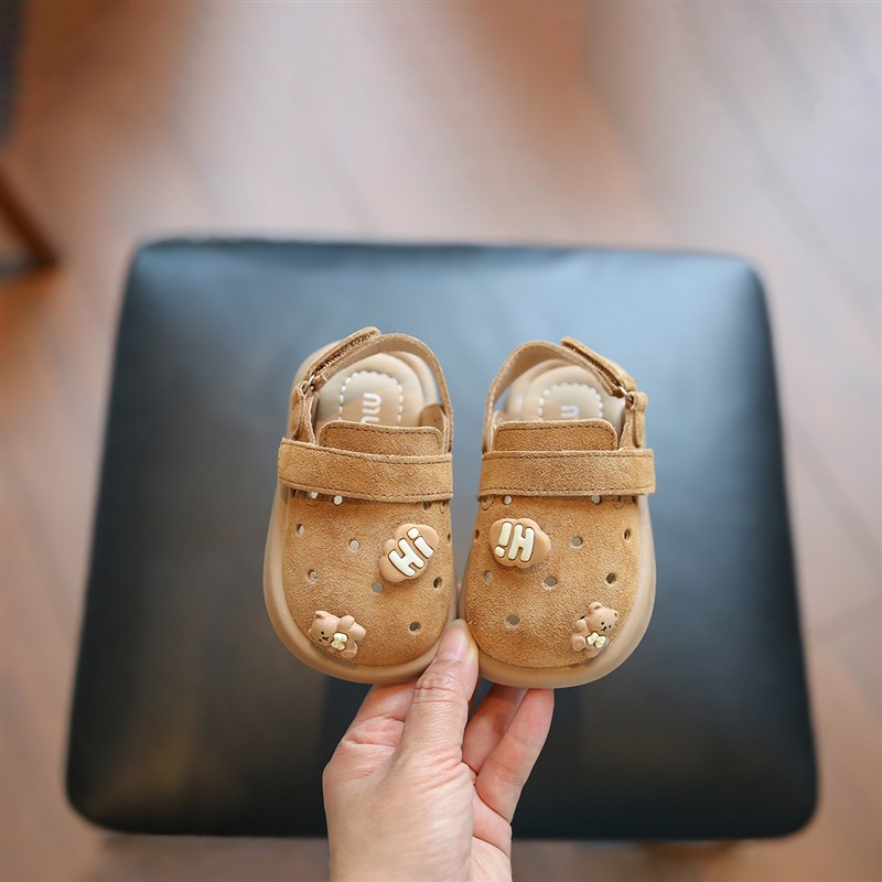 夏季新款婴儿凉鞋女宝宝鞋子博肯鞋1一2一3岁男宝学步鞋小童鞋潮