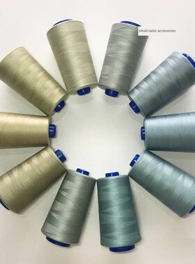 涤纶402高速宝塔线豆灰色手工缝纫针线豆绿色M缝纫线浅绿色标准缝