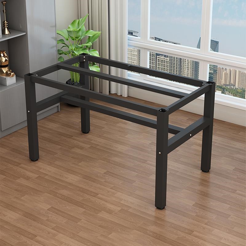 凳子腿桌脚支架铁艺餐桌长条板凳电脑桌茶几底座架子定制岩板桌架