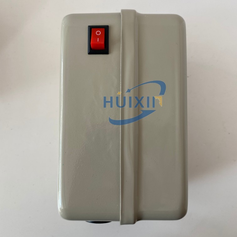 正江电气磁力启动器QCX5-12 11A 4KW 380V 侧面带按钮空压机开关