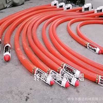 小型4寸5米自动化软管吸粮机供应弹簧蛟龙抽灰机粱大豆抽粮机价