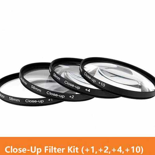 相机滤镜套装Close-up Filter+1+2+4+10 Set+UV CPL FLD+ND2 4 8