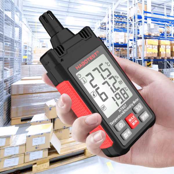 华博HT607精度工业温湿度计多功能温湿度传感器温湿度变送器