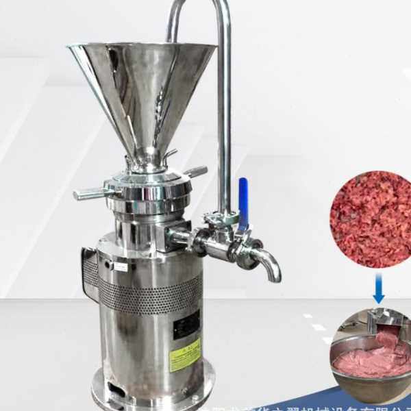 不锈钢立式胶体磨 卫生级果酱芝麻花生酱研磨机 130鱼肉泥研磨机