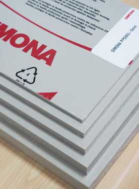 新美乐pp板3-25MM有库存聚丙烯板半透明瓷白色米灰色PVC板PP板