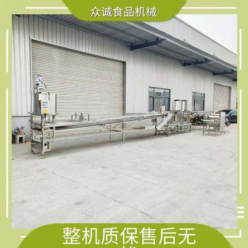 大型豆腐皮机包教技术 不锈钢豆腐皮生产线厚薄可调数控千张机