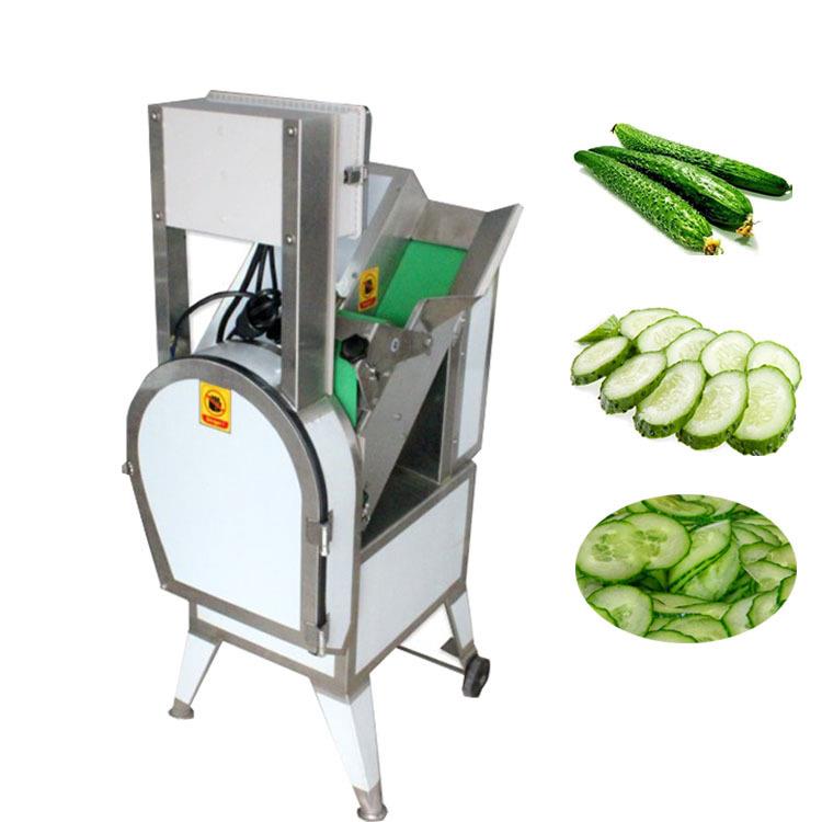 自动斜切菜机 商用药材切段机 多功能土豆果蔬斜切片机