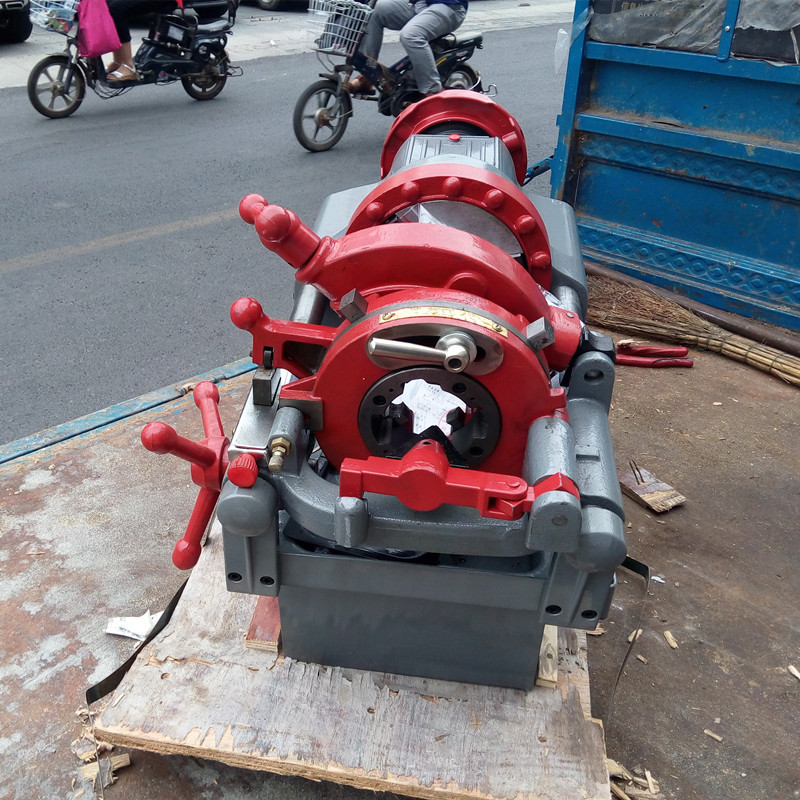 SMIT-316暖气管道电动套丝机 钢管切断倒角压螺纹 水管绞牙机