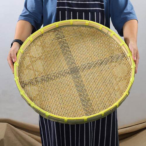竹编竹筛子家用竹制品工