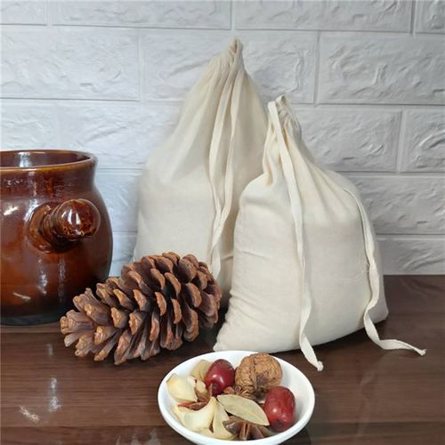 加厚10个40g*50cm纯棉纱布过滤袋卤料包大号中药煎药袋隔渣泡澡袋