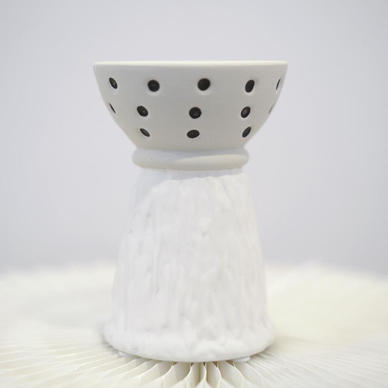 匠型简约风陶瓷瓶摆件现代几何造格酒店样YHZ板型间创花意软装饰