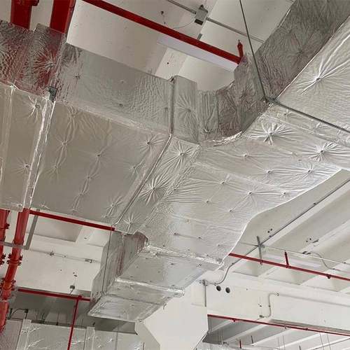 厂家供应防烟排烟141玻璃棉棉通风排烟系统璃棉玻板耐保火温材料