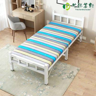 折叠单人家用公QTU室午床休床简易床床木板床便携陪护床出租屋铁