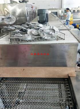 工业OEQ电机转过子通式超声波清烘干线恒泰通过式超声波洗清洗烘